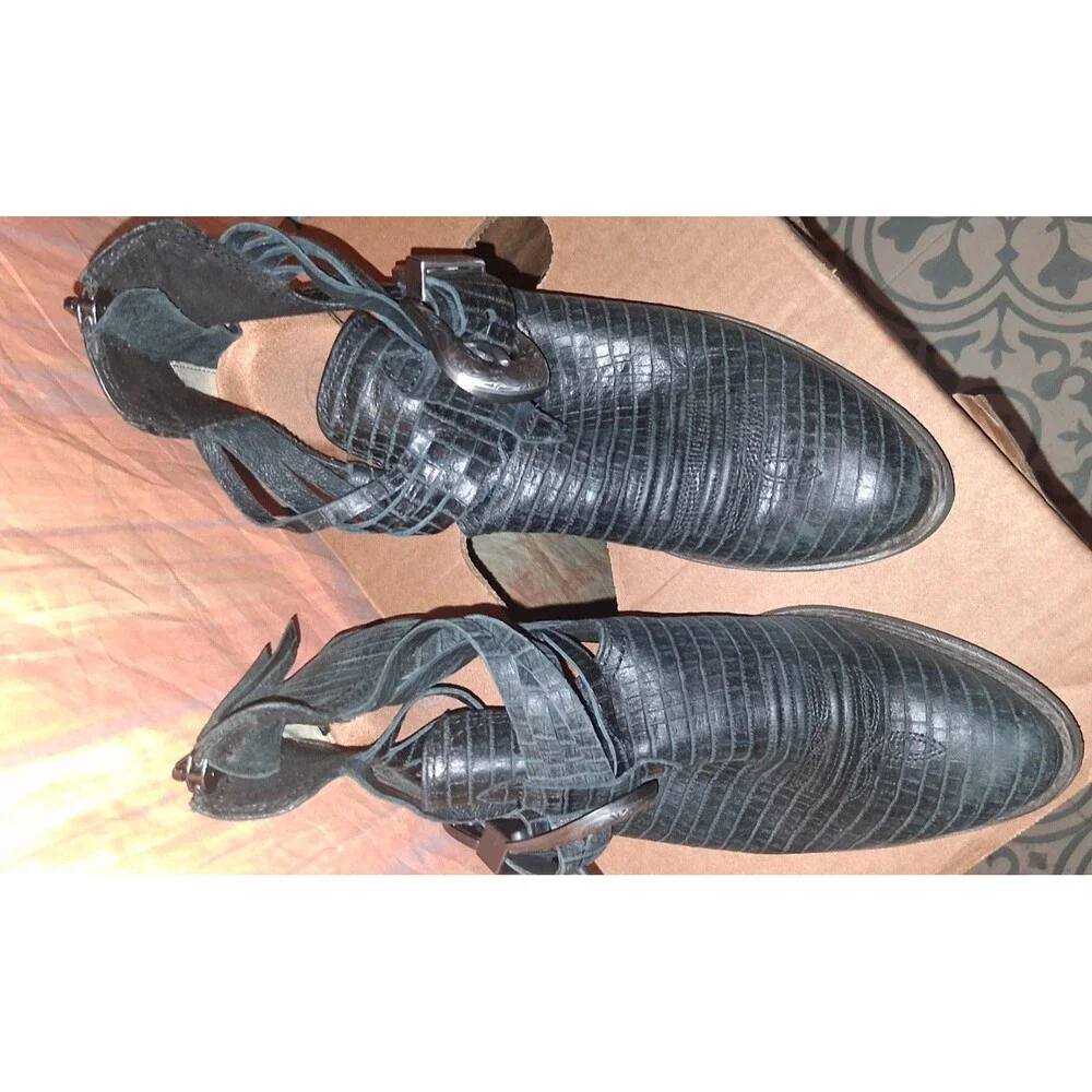 Ariat Black Leather Booties Sz 8B